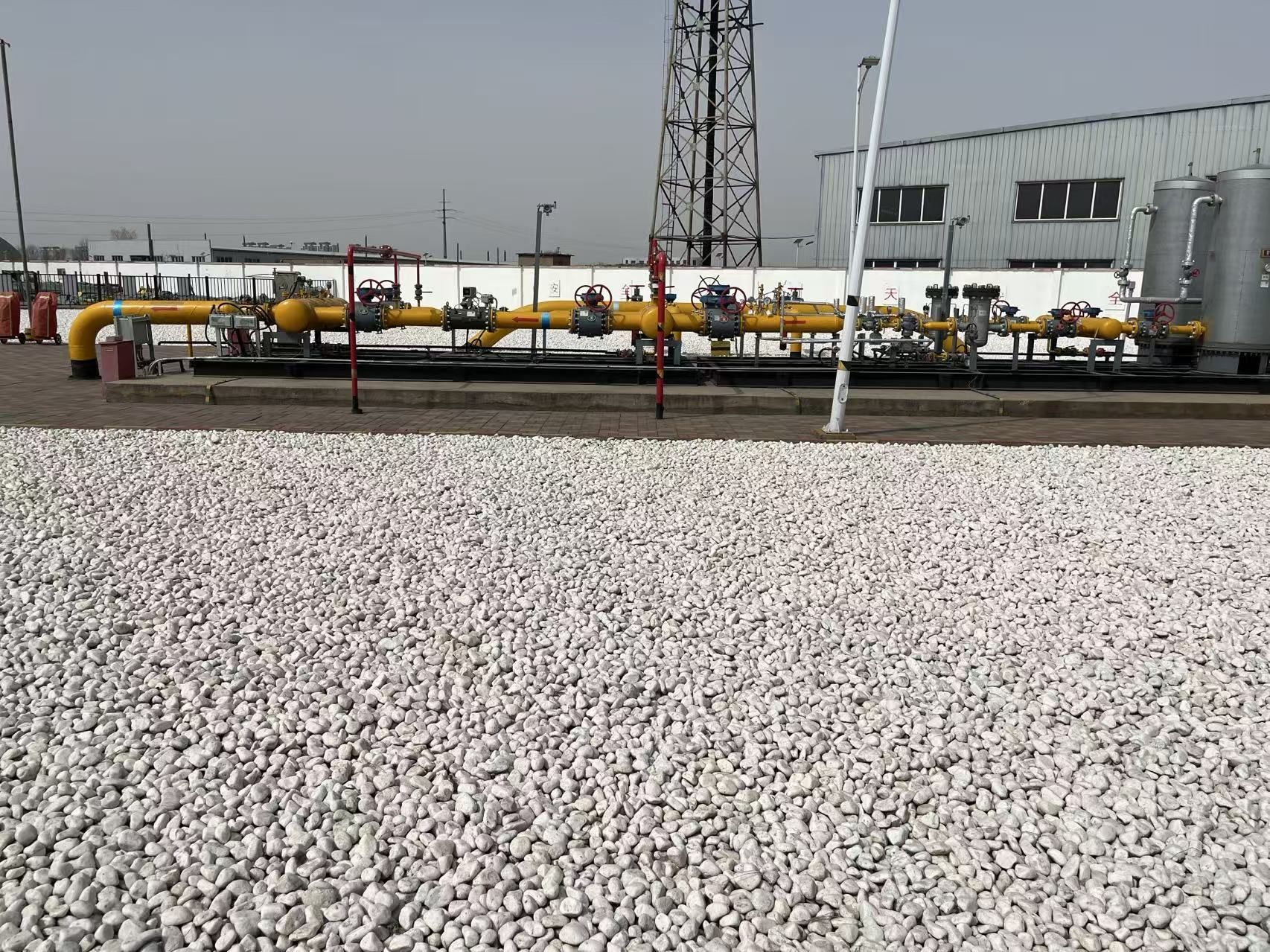 Natural Gas Pressure Regulating and Metering Skid