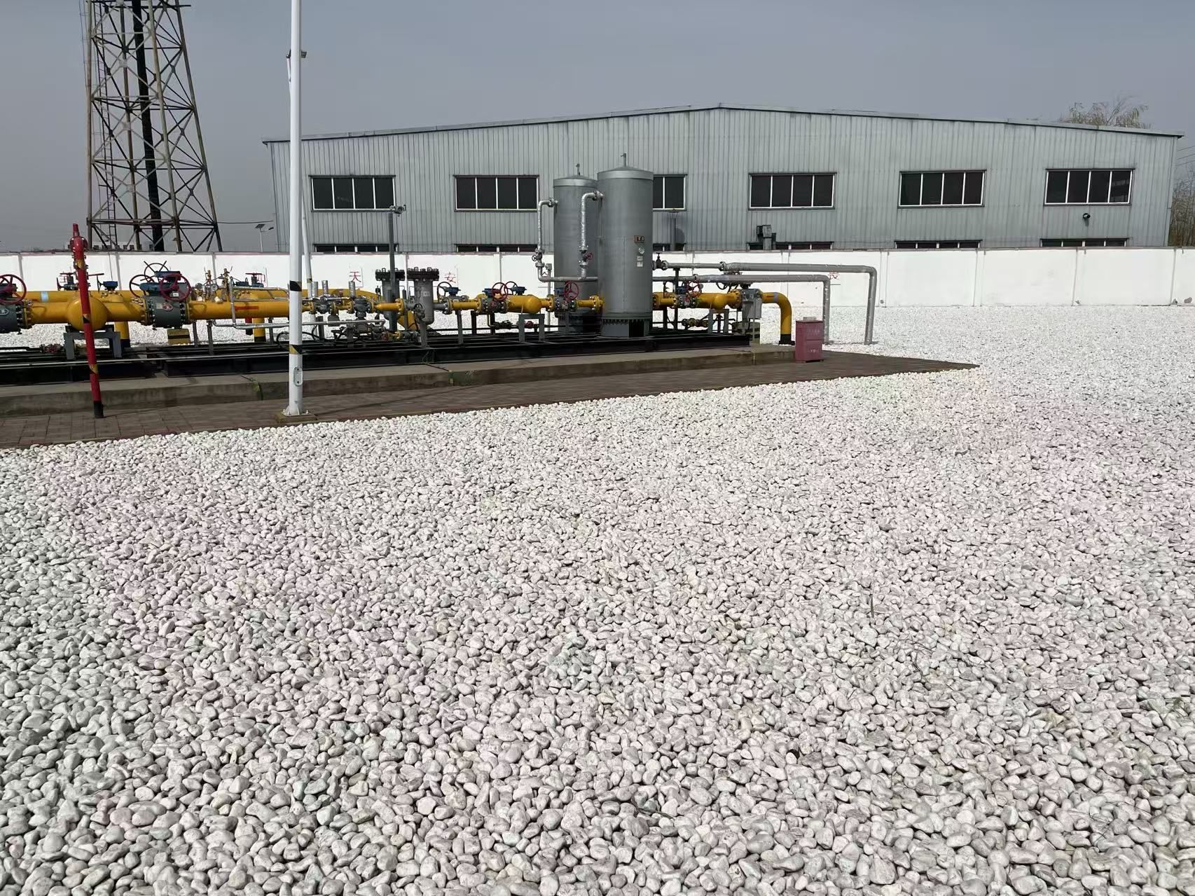 Natural Gas Pressure Regulating and Metering Skid