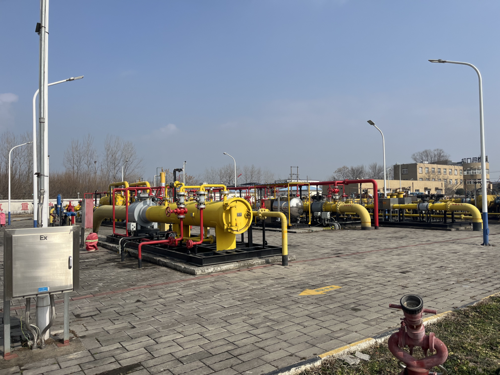 City Gas Distribution Pressure Regulating Metering Skid