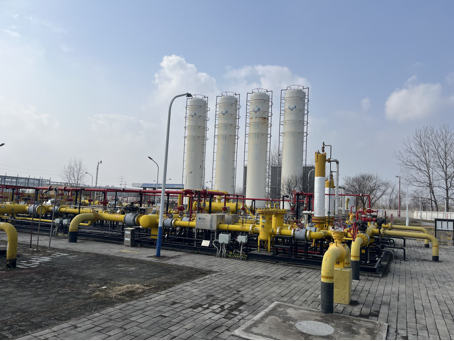 Industrial Natural Gas Regulating & Metering Skid Package