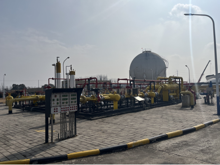 Industrial Natural Gas Regulating & Metering Skid Package