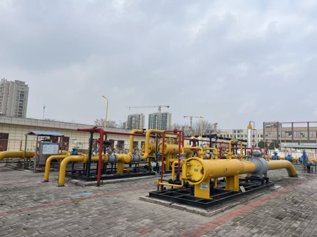 High Capacity City Gas Transmission Pressure Control Skid