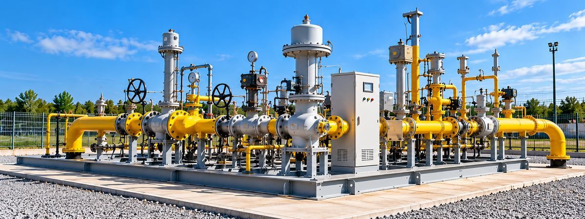 Natural Gas Pressure Regulating and Metering Station Solutions